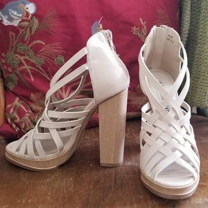Leila Stone strappy high-heeled sandals